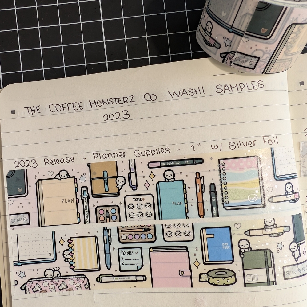 TheCoffeeMonsterzCo Planner Supplies Sample